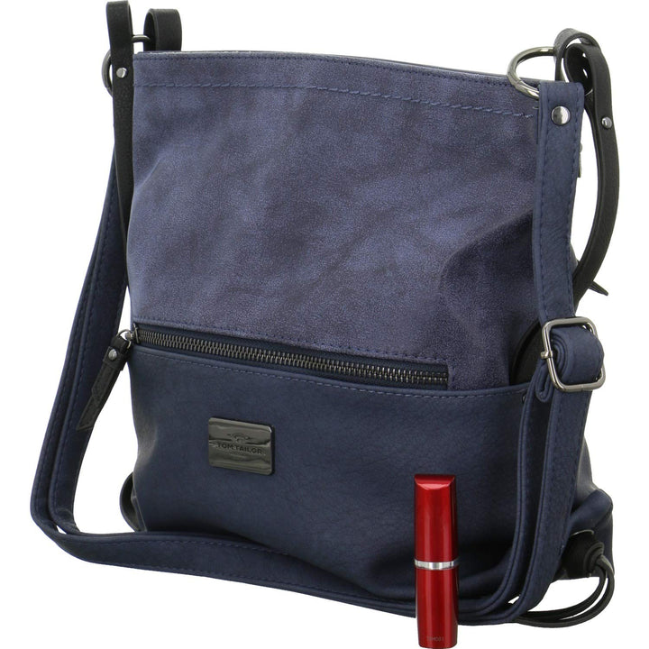 TOM TAILOR bags Elin Damen Umhängetasche Crossbody Bag 28,5 x 9 x 26 Blau, 28,5 x 9 x 26 Blau