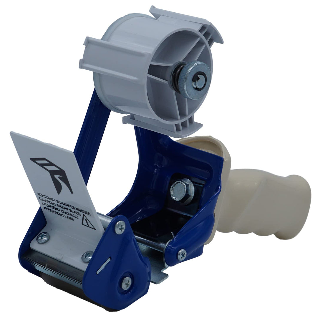 1 Stück - Handabroller - Profi-Ausführung - Version : STD - blau/blue - 50 mm - Klebebandabroller Me