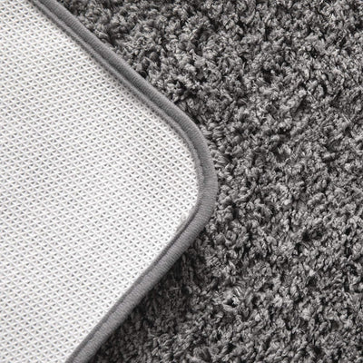 MIULEE Badematte Weiche Badteppich rutschfest Badvorleger Fussmatte Badzimmermatte Bettvorleger Flau