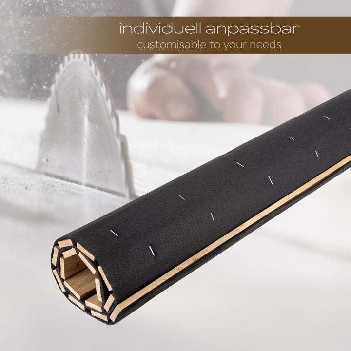 HEXIM Akustikpaneele 4 Stück 138,5x60cm Holz Comfort - flexible Holzpaneele Platten Lamellenwand Hol