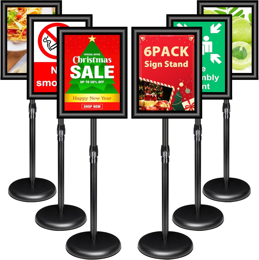 VAIIGO Verstellbarer Schilderständer, A3, Aluminium, für Poster, Menüs, Werbung, Verkauf, Notizständ