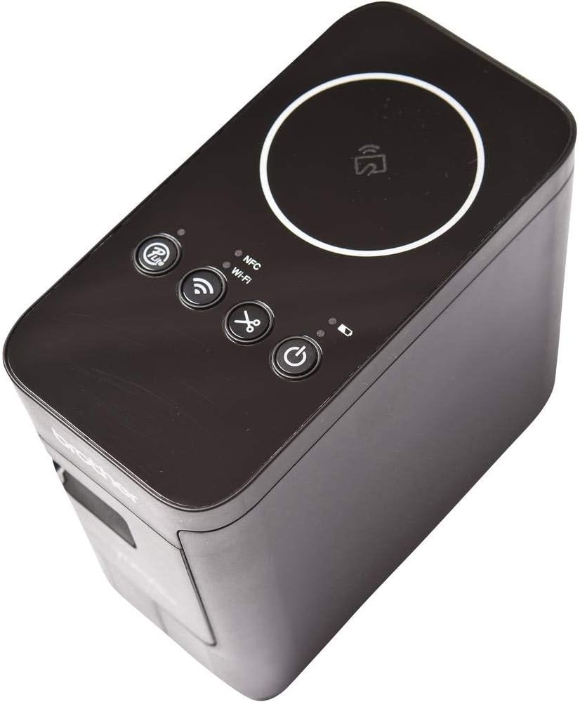 Brother PT-P750W Beschriftungsgerät für den PC inklusive WLAN und NFC (für 3,5 bis 24 mm breite TZe-