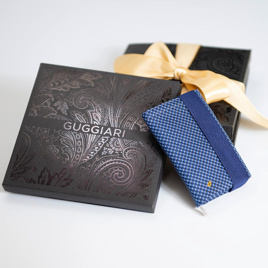 GUGGIARI® Slim Wallet mit RFID Schutz für Kreditkarten-, Bargeld- und Schlüsselhalter - Kartenetui H