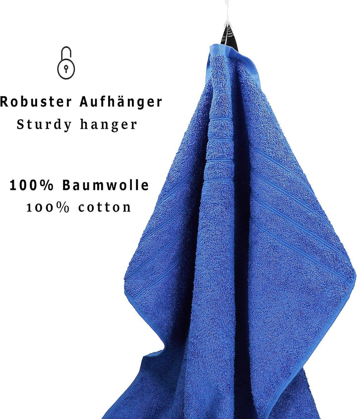Betz 8er Set Handtücher Handtuch Deluxe 100% Baumwolle 2 Badetücher 2 Duschtücher 2 Handtücher 2 Sei