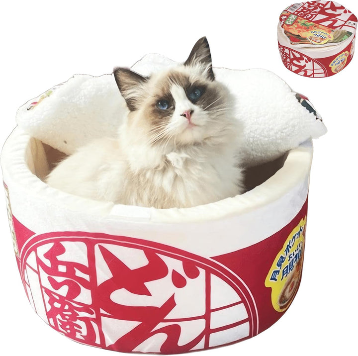 Katzenhöhle, Katzenbetten, Kuschelhöhle für Kätzchen, Bequemer Schlafplatz für Katzen Welpen, Plüsch
