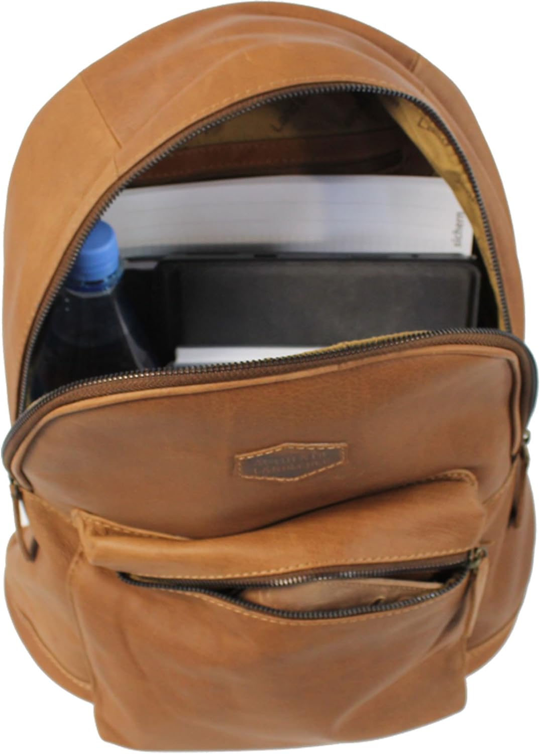 LANDLEDER Rucksack ECHT LEDER braun Damen, Braun