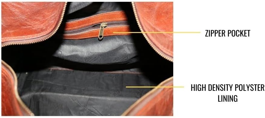 Jaald 50 cm Echt Leder Ledertasche Weekender Gepäck Reisetasche Reisegepäck Sporttasche Duffel Tasch