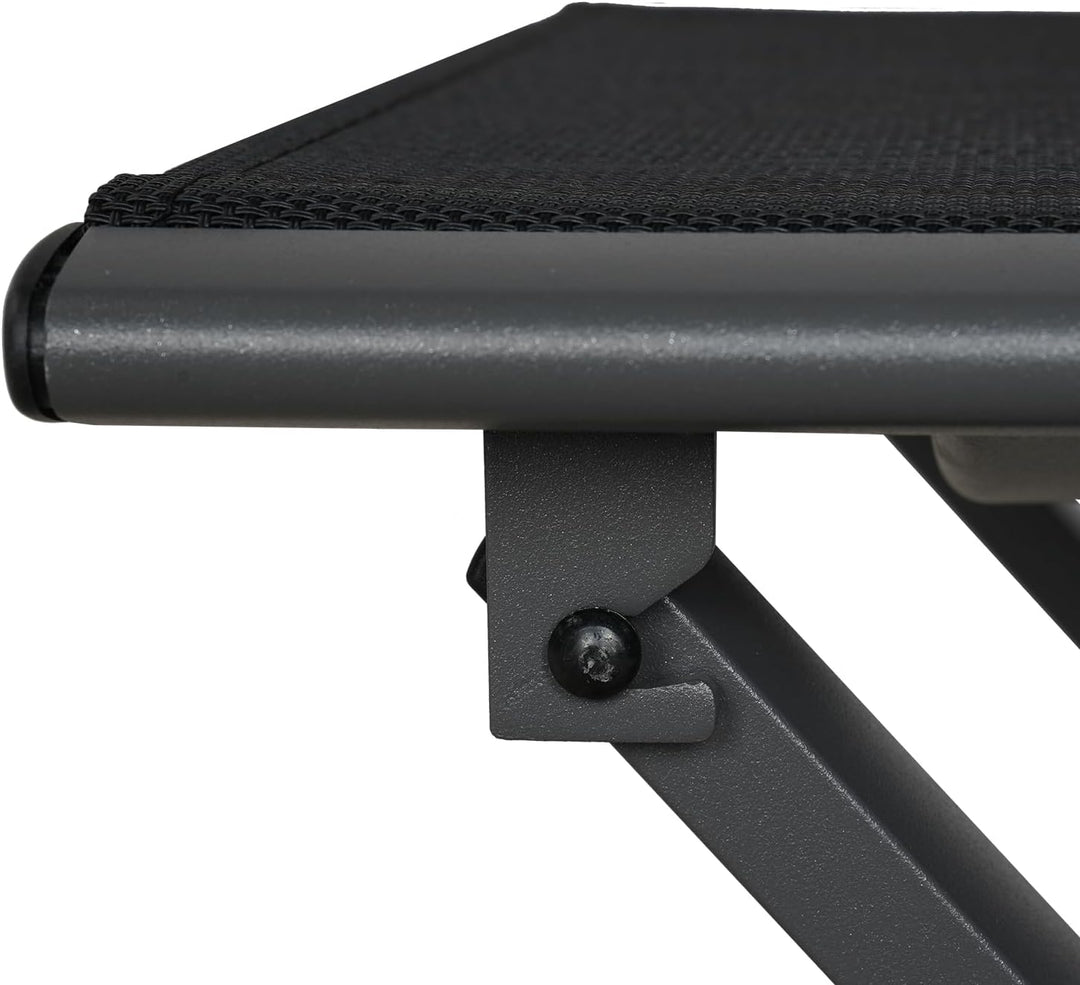 Grand patio Gartenhocker, Klapphocker aus Aluminium und Textilene, Wetterfest und leicht Trocknend,
