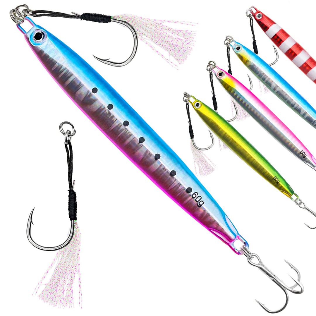 FREGITO Fishing Jigs Vertikale Salzwasser Jigs Vertikaler Jigging Löffel Angeln Thunfisch Köder Boot