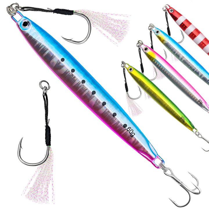 FREGITO Fishing Jigs Vertikale Salzwasser Jigs Vertikaler Jigging Löffel Angeln Thunfisch Köder Boot