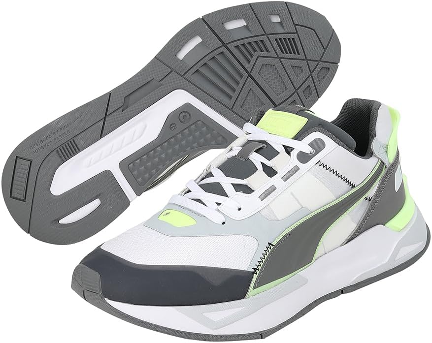 PUMA Unisex Mirage Sport Tech Reflective Leichtathletik-Schuh 42 EU Weiss, 42 EU Wei&#xDF;
