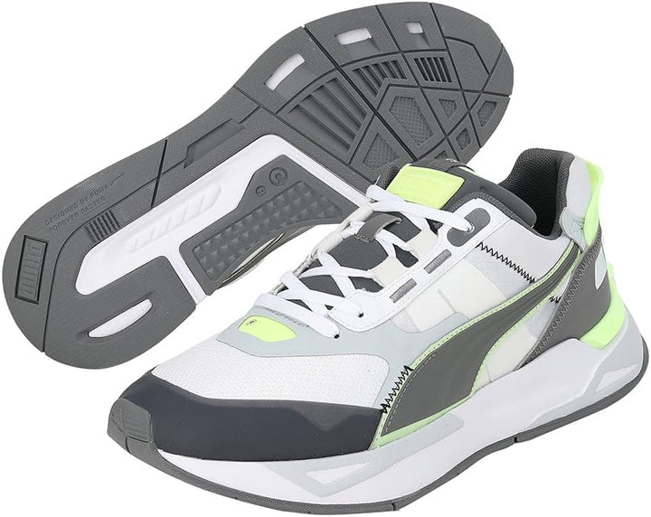PUMA Unisex Mirage Sport Tech Reflective Leichtathletik-Schuh 42 EU Weiss, 42 EU Wei&#xDF;