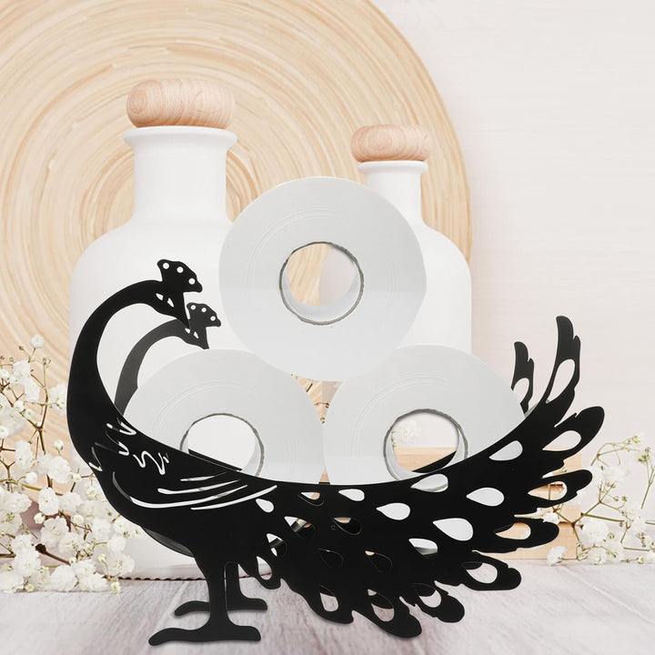 Zerodeko Schwanenrollenhalter Aufbewahrungskörbe Für Das Badezimmer Desktop-papierrollenständer Papi
