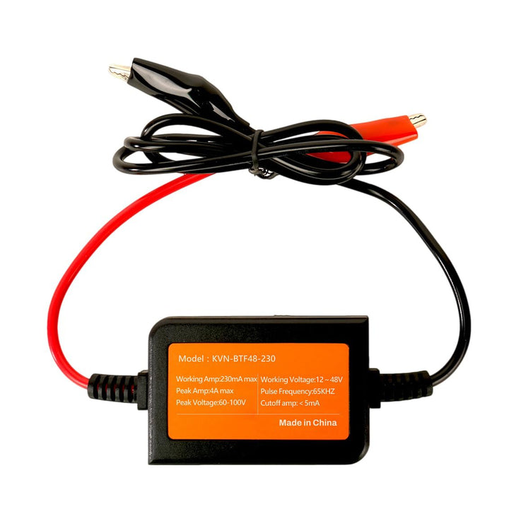 Batteriepulser 12V/24V/36V/48V Automatik - Bleiakku Regenerator & Desulfatierer für Auto, Motorrad,