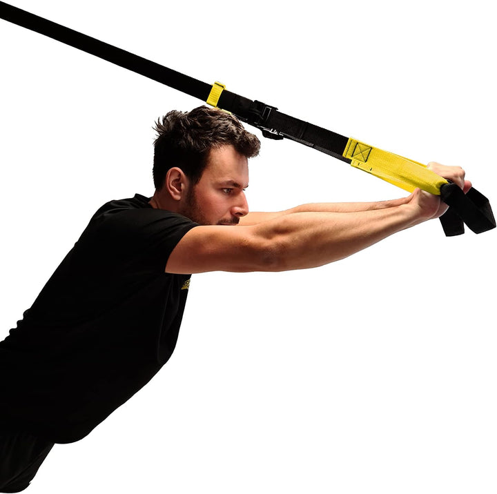 POWERSHOT Schlingentrainer - Sling Trainer mit Türverankerungen - Home Fitness! Fitness-Bauchgurt/ST