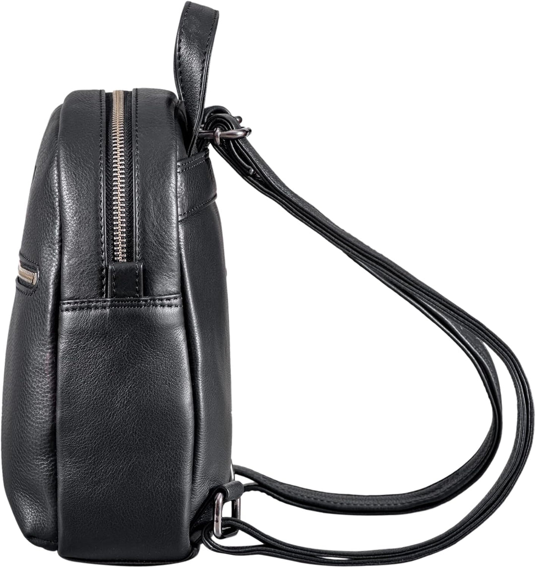 STILORD 'Lola' Mini Daypack Damen Lederrucksack Cityrucksack Kleiner Tagesrucksack Rucksack Tasche f
