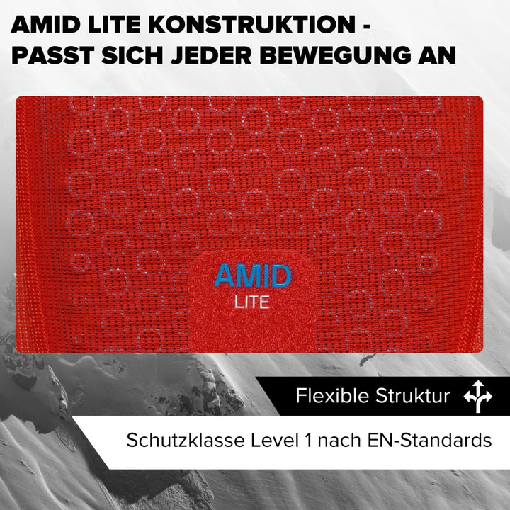 Atomic Unisex Live Shield Amid Lite Vest Jr LIVE Shield AMID LITE Vest JR (1er Pack) L Rot, L Rot