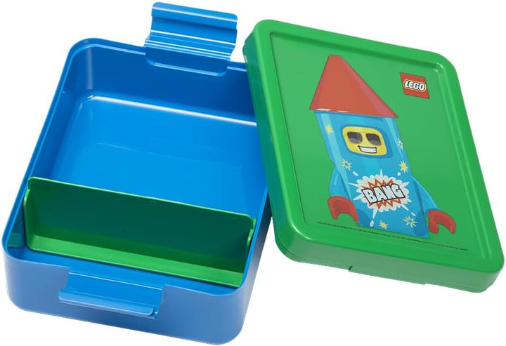 Room Copenhagen LEGO LUNCH SET – ICONIC Design, Spassig & Funktional – 390 ml Flasche und Brotdose f
