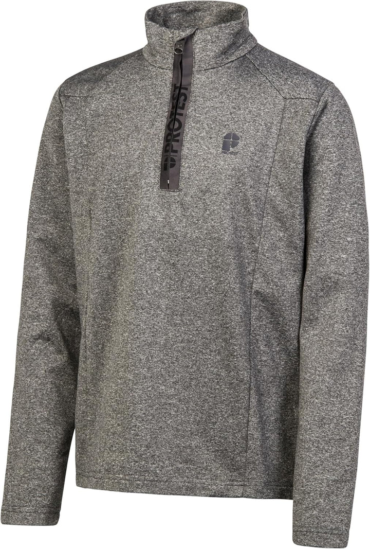 Protest Jungs Fleece WILLOWY JR Geotech ultraschnell trocken und hoch atmungsaktiv 128 Grau, 128 Gra