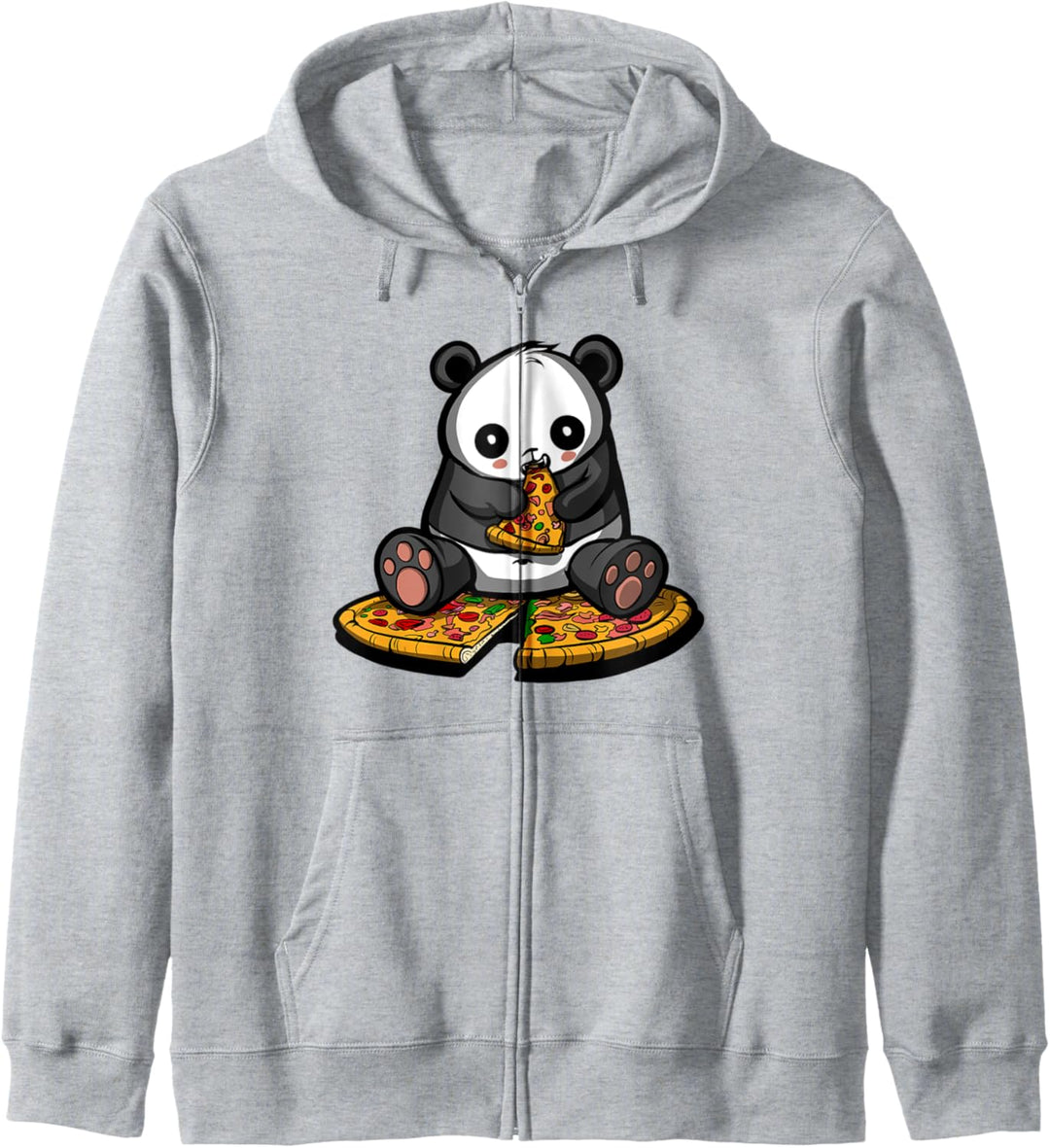 Pandabär Pizza Panda Bär Tier Kinder Jungen Mädchen Kapuzenjacke