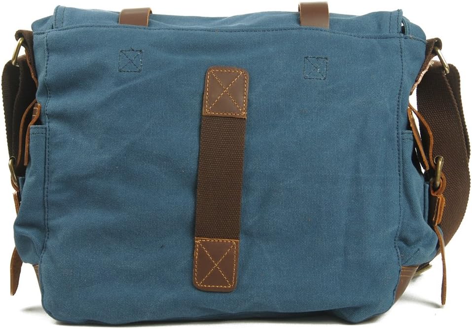 Eysee Schultertasche Herren Canvas-Umhängertasche Daypack für Alltag und Sport 35cm (L) X 30cm(H) X