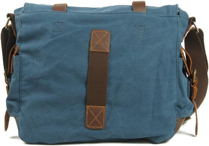 Eysee Schultertasche Herren Canvas-Umhängertasche Daypack für Alltag und Sport 35cm (L) X 30cm(H) X
