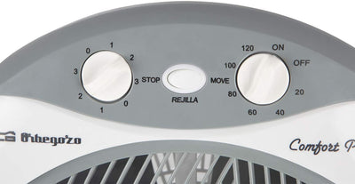 Orbegozo BF 1030 - Ventilator mit 5 Blättern, 3 Geschwindigkeiten, Timer, Umkippschutz, 45 W