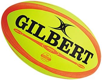 Gilbert Omega Match Rugbyball für Herren 5 Blau, Weiss, 5 Blau, Weiss