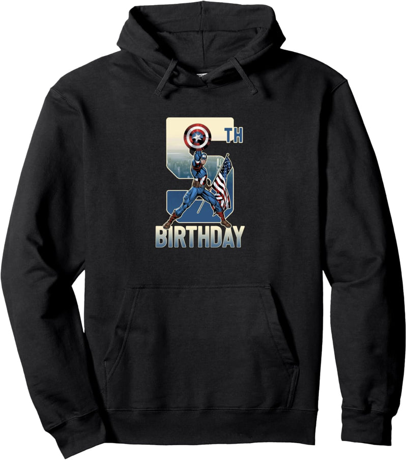 Marvel Captain America Happy 5th Birthday Pullover Hoodie