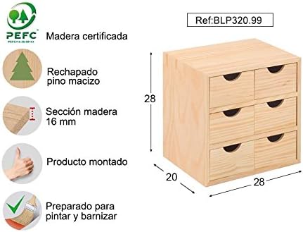 Astigarraga Kiefer Multi 28 x 28 x 20 cm Block 3 x 2
