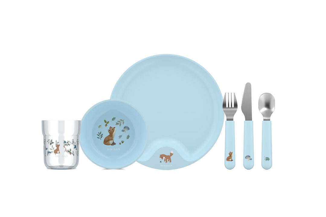 Mepal - Kindergeschirr Set Mio Little Dutch - Kinder Geschirr - Inklusive Kinderglas, Kinderteller,