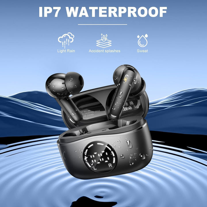 Wireless Earbuds 2026, Ear Buds Bluetooth 5.4 Kopfhörer mit ENC Noise Cancelling, Bluetooth Ohrhörer