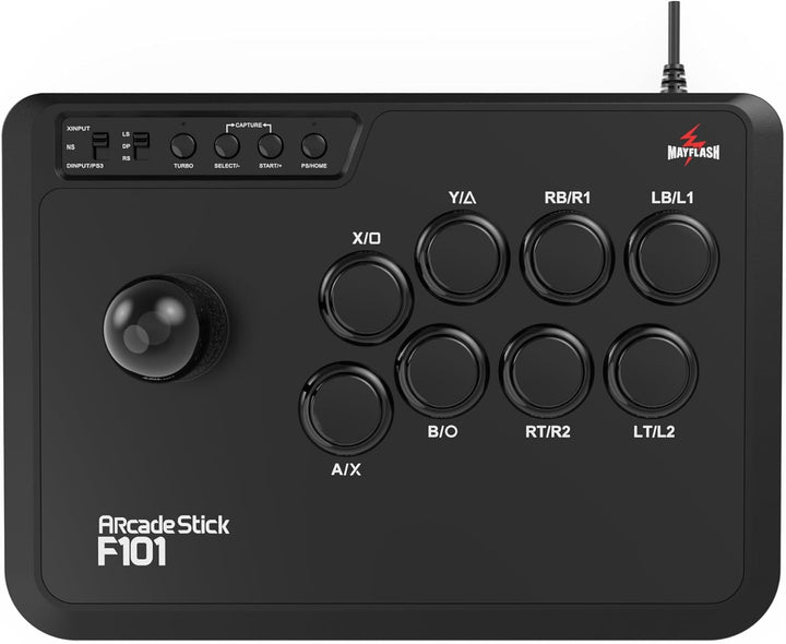 MAYFLASH ARCADE STICK F101 für Nintendo Switch/PC/PS3/Android/Neogeo mini/SEGA MEGA Drive mini/SEGA