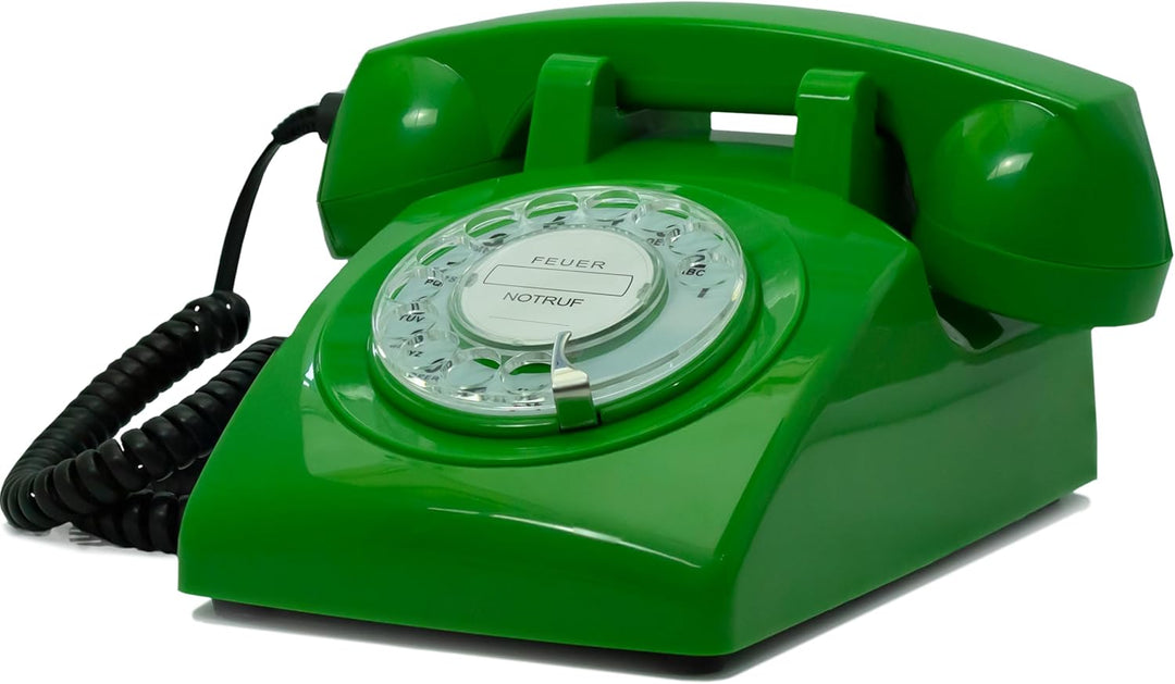 Retro Telefon Wählscheibe/Festnetztelefon Retro/Telefon mit Schnur/Telefon mit Wählscheibe/Telefon R