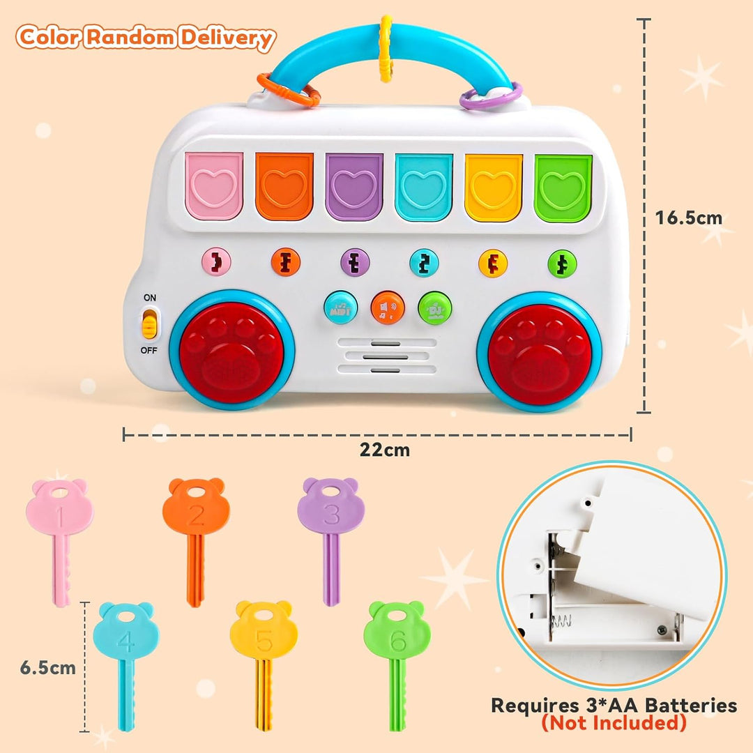 jerryvon Spielzeug ab 1 Jahr-Kinderspielzeug ab 1 Jahre Montessori Babyspielzeug ab 1 Jahre mit Lich