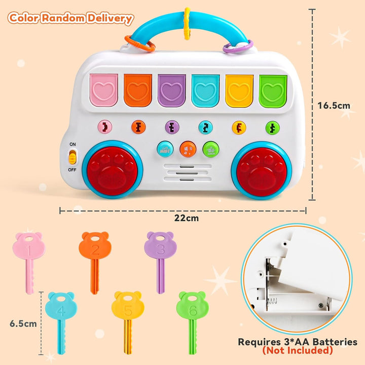 jerryvon Spielzeug ab 1 Jahr-Kinderspielzeug ab 1 Jahre Montessori Babyspielzeug ab 1 Jahre mit Lich