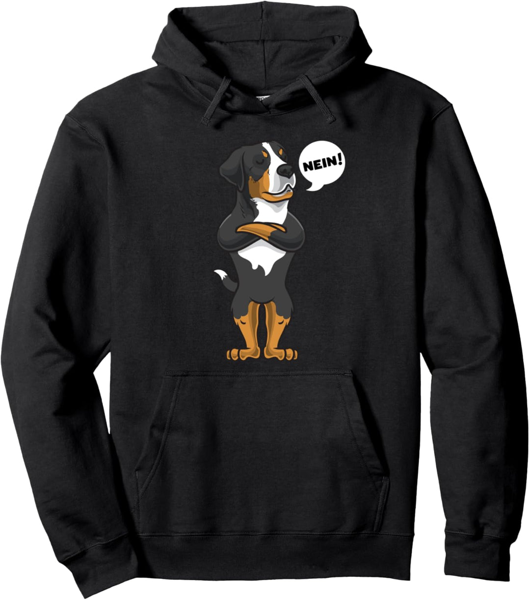 Sturer Appenzeller Sennenhund Hund lustig Hundefan Pullover Hoodie