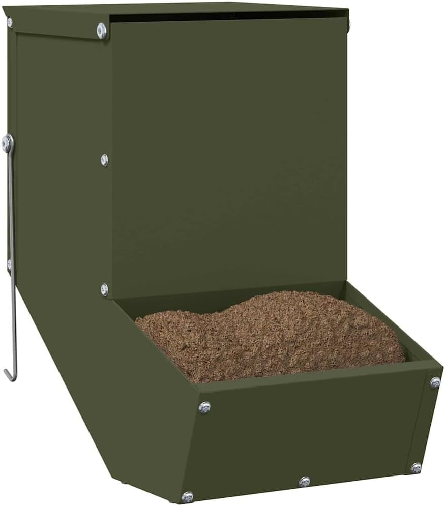 Kaninchenfütterer Olive Grün 17,5 x 26 x 28,5 cm Olivgrün 17,5 x 26 x 28,5 cm, Olivgrün 17,5 x 26 x