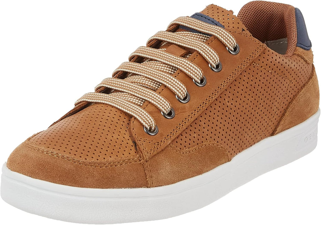 Geox Jungen J Djrock Boy B Sneakers 30 EU Cognac Navy, 30 EU Cognac Navy