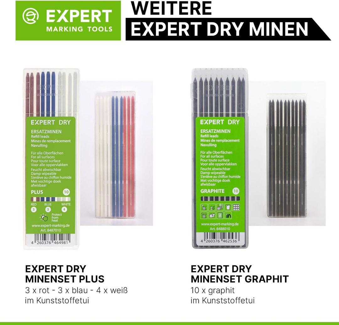 EXPERT DRY Minenset Basic Pro Pack 10x10 Minen | Spezialminen für Holz, Metall, Kunststoff & mehr |
