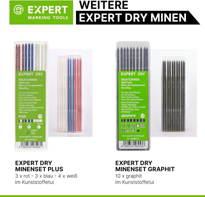 EXPERT DRY Minenset Basic Pro Pack 10x10 Minen | Spezialminen für Holz, Metall, Kunststoff & mehr |