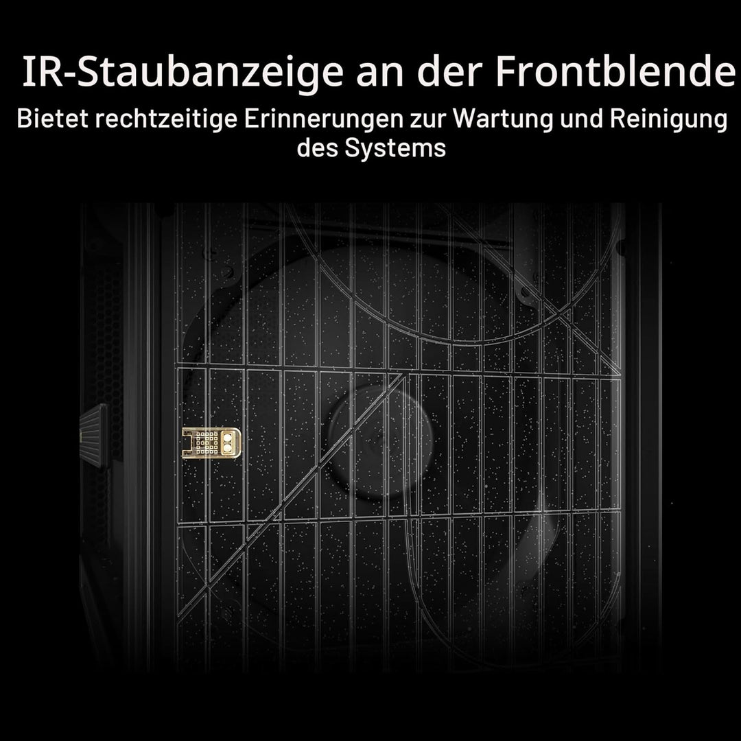 ASUS ProArt PA602 Wood Edition Tempered Glass E-ATX PC Gehäuse (zertifiziertes Holz, vorinstallierte