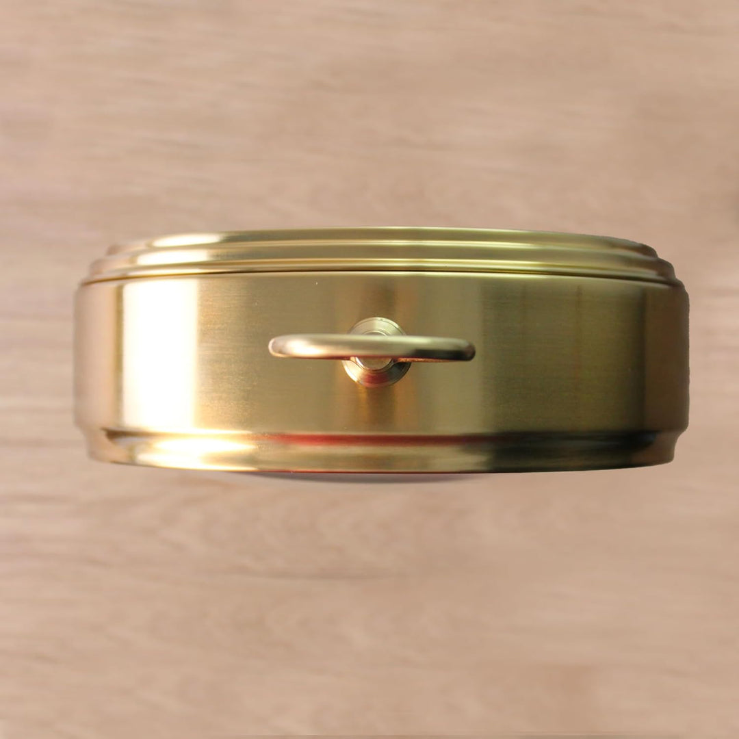 Schreibtischuhr – Taschenuhr – Standuhr aus Metall Kupfer – leise Zeiger – automatische Funkzeit – Z