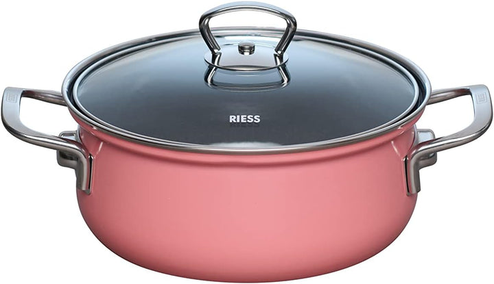 Riess, 0558-114, Emaileset 5-teilig, Nouvelle, PINK, LBH 48,5 x 28,5 x 39cm, Gewicht 9,98kg, Emaille
