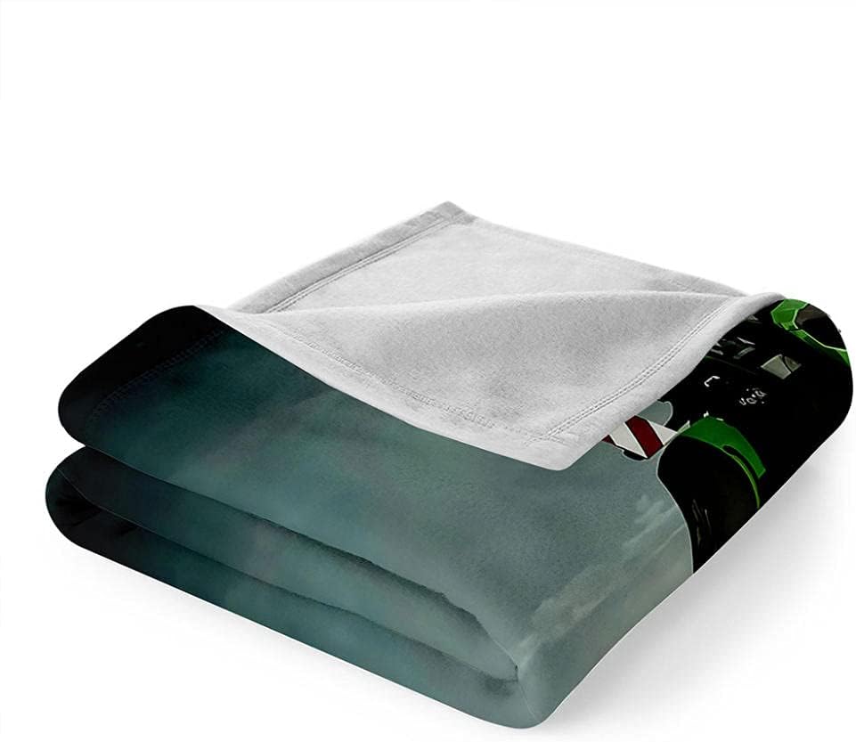 3D Wohndecke Traktor 150x200 cm kuscheldecke Flanell mikrofaser Mikrofaser Weich Warmes Flausch Sofa
