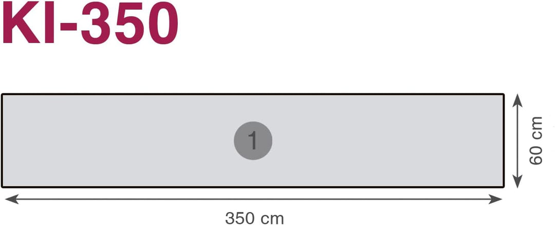 DIMEX Küchenrückwand Folie Selbstklebend ABGEBROCHENE BETONWAND I 350 x 60 cm | Klebefolie - Dekofol