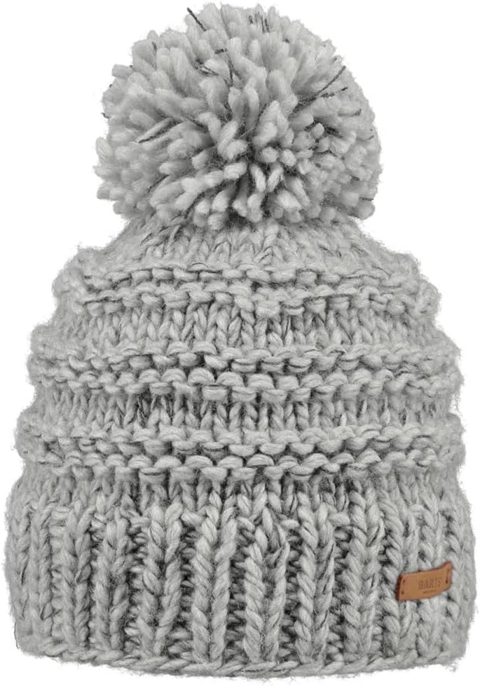 Barts Jasmin Bommelmütze Beanie Wintermütze Einheitsgrösse heather grey, Einheitsgrösse heather grey