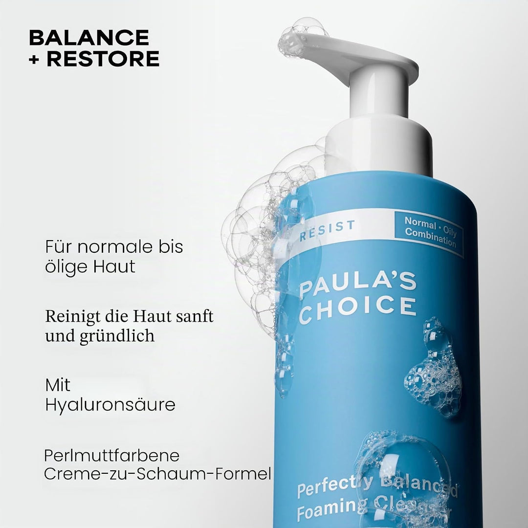 Paula'S Choice Anti-Aging Moisturizing Foaming Cleaner für Mischhaut und fettige Haut 190ml Weiss