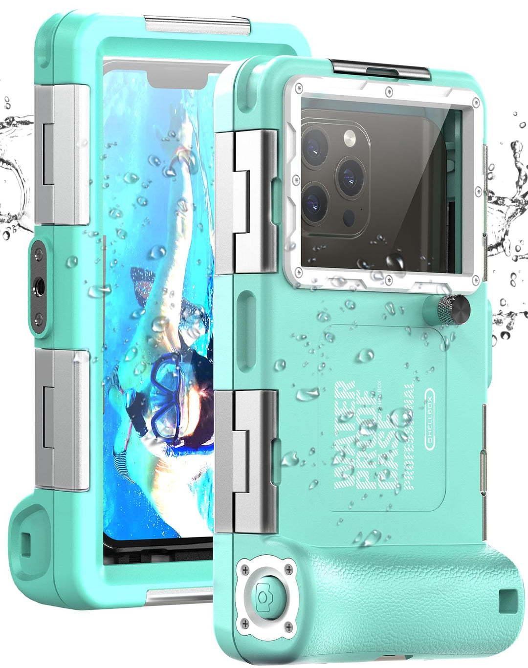 Unterwasser-Tauchgehäuse für iPhone, Samsung Galaxy, Huawei Xiaomi Redmi Smartphones, Professionelle