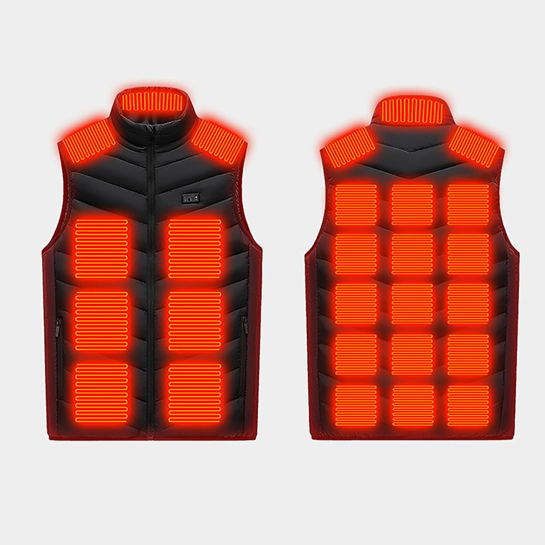 Beheizbare Weste Damen herren, Elektrische Heizweste ärmellos Jacke Mit Heizung, USB Elektrisch Heat